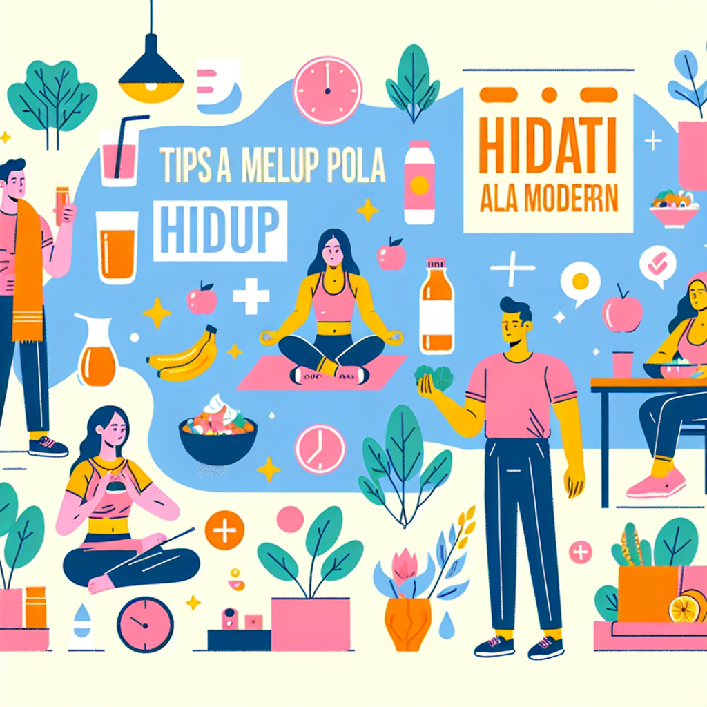 Tips Menjalani Pola Hidup Sehat Ala Modern