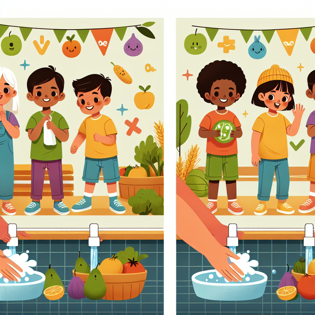 Poster Hidup Bersih dan Sehat yang Mudah Digambar untuk Anak-Anak